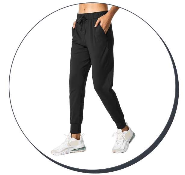 Santiny Women's Joggers Pants Pockets Drawstring Running Sweatpants
