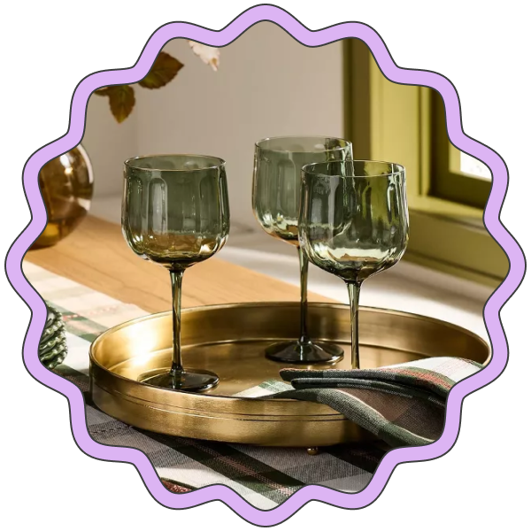 Hearth & Hand Wine Glasses (Set of 4)