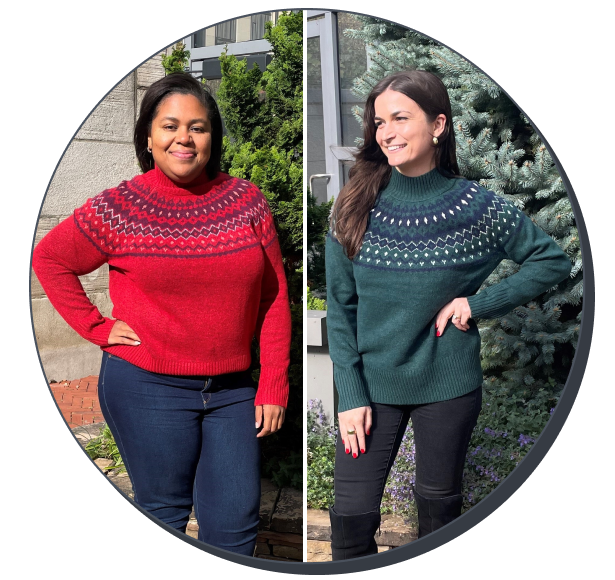 Style & Co Mock-Neck Fair Isle Sweater