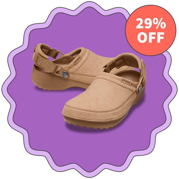 Crocs Classic Crafted Vegan Suede Clog