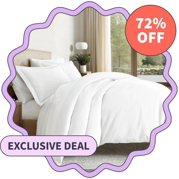 Linens & Hutch 3-Piece Essential Duvet Cover Set