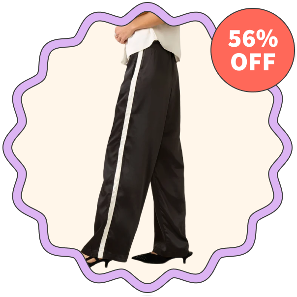 Evereve Satin Track Pant