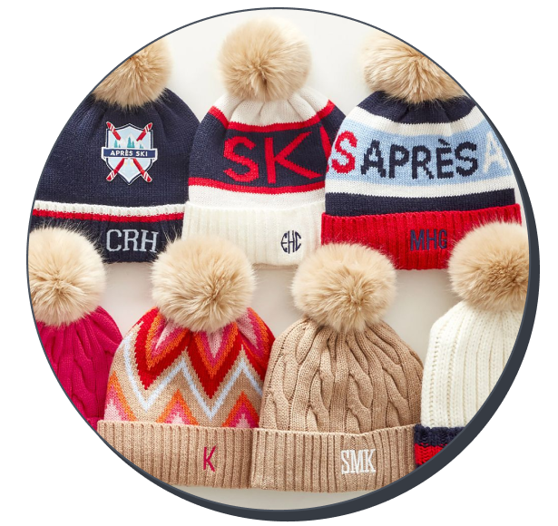 Mark & Graham Faux Fur Pom Pom Hat