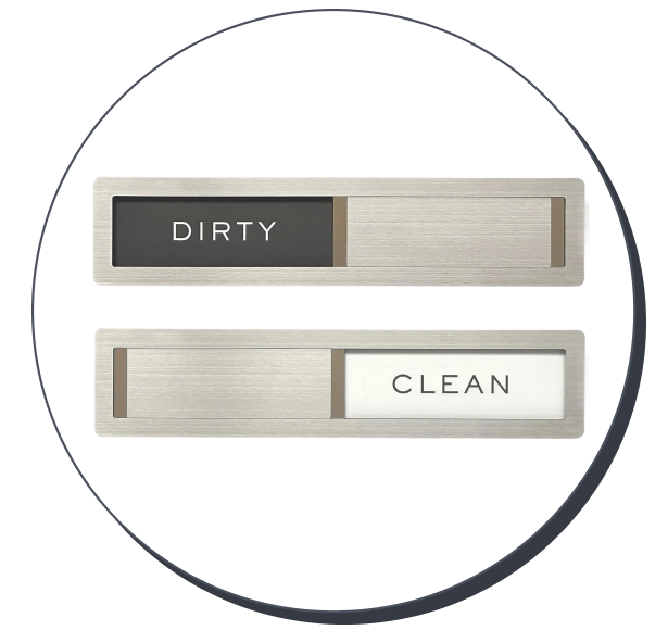 Kubik Letters Clean/Dirty Magnet for Dishwasher