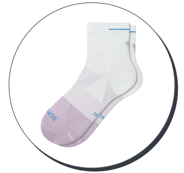 Bombas Running Quarter Socks