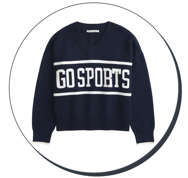 Abercrombie & Fitch Go Sports LuxeLoft V-Neck Sweater
