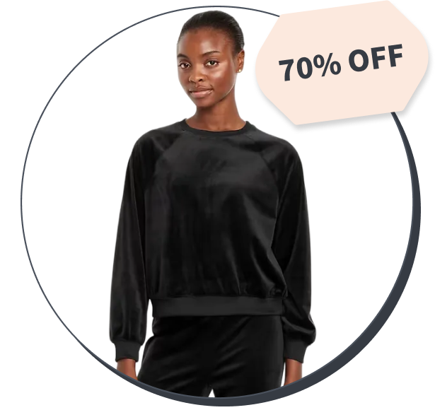 Old Navy Velour Lounge Top