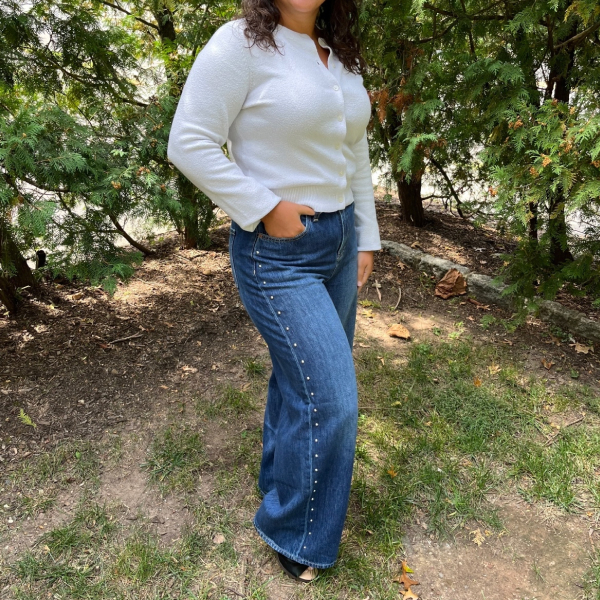 Old Navy Extra High-Waisted Straight Jeans