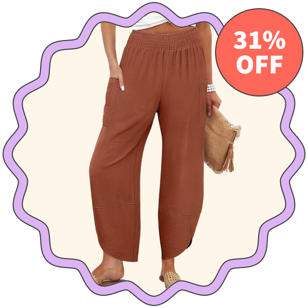 Anrabess Palazzo Capri Pants