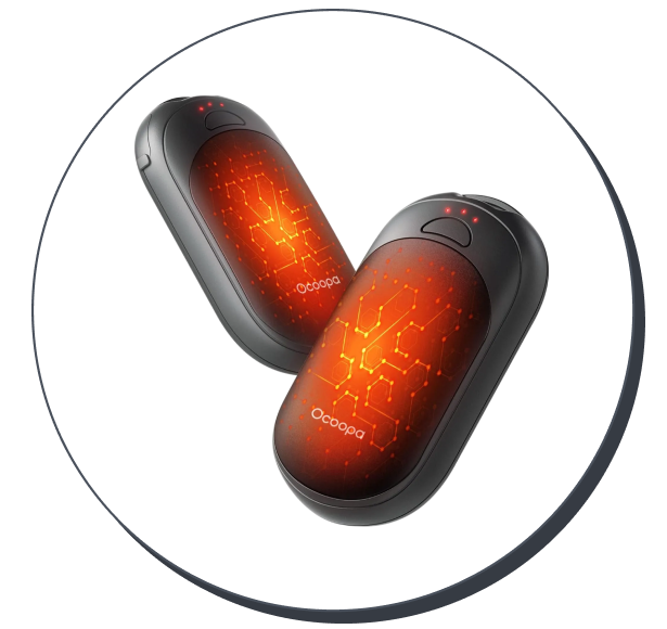 Ocoopa Magnetic Rechargeable Hand Warmers (Set of 2)