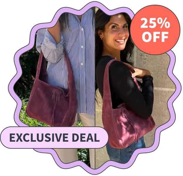 Lucky Brand Clem Suede Mini Hobo Bag
