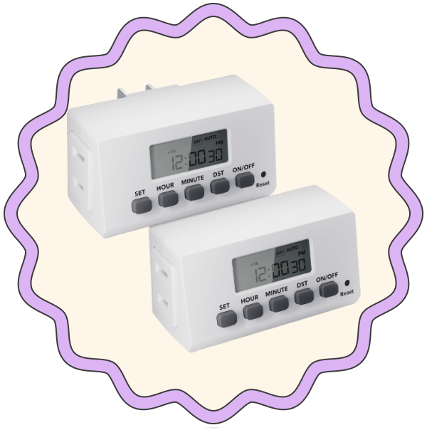 BN-LINK Indoor 24H Programmable Digital Timer Outlet (2-Pack) →