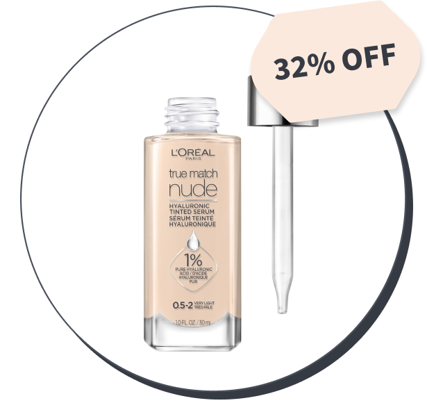 L'Oreal Paris True Match Nude Hyaluronic Tinted Serum Foundation