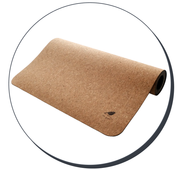 42 Birds Cork Lightweight Yoga Mat 