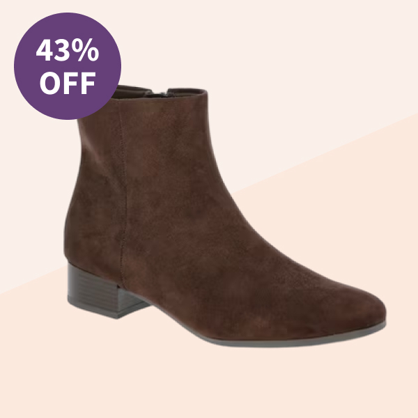Time and Tru Faux Suede Ankle Boots
