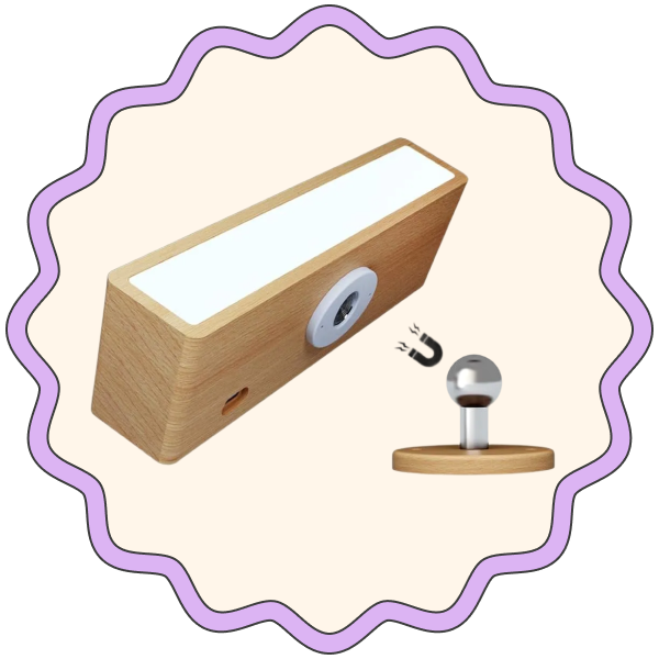 Rechargeable Battery-Operated Magnetic Wall Sconce