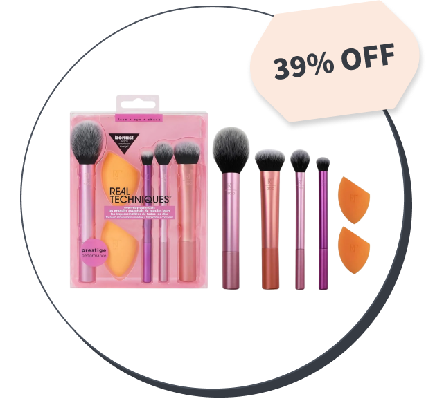 Real Techniques Everyday Essentials Makeup Brush Set