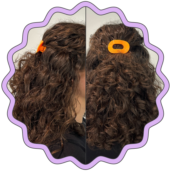 Teleties Small Flat Round Clip