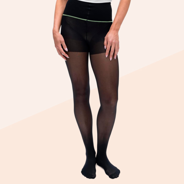 Sheertex Black Classic Sheer Rip-Resist Tights
