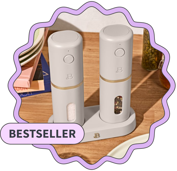 Beautiful Rechargeable Electric Salt and Pepper Grinder Set