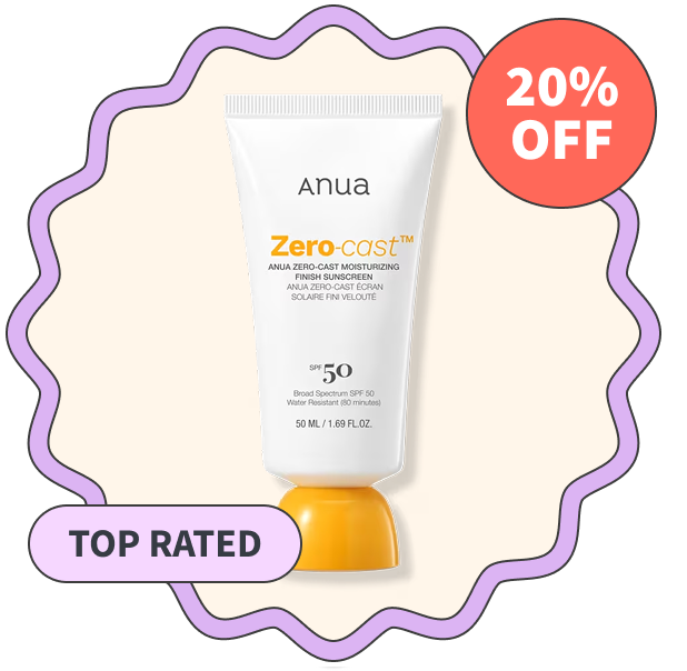 Anua Zero-Cast Moisturizing Sunscreen SPF 50