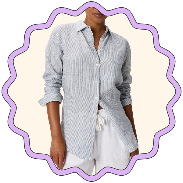 Quince 100% European Linen Long Sleeve Shirt →