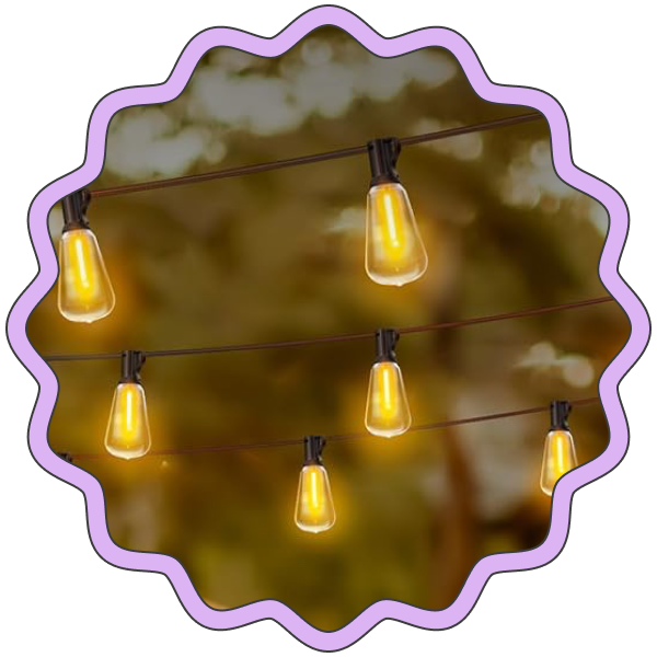 Outdoor String LED Patio Lights