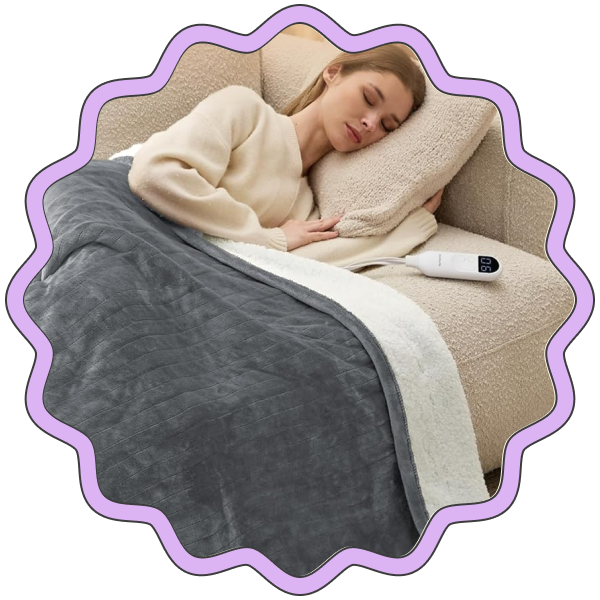 Bedsure Heated Throw Blanket