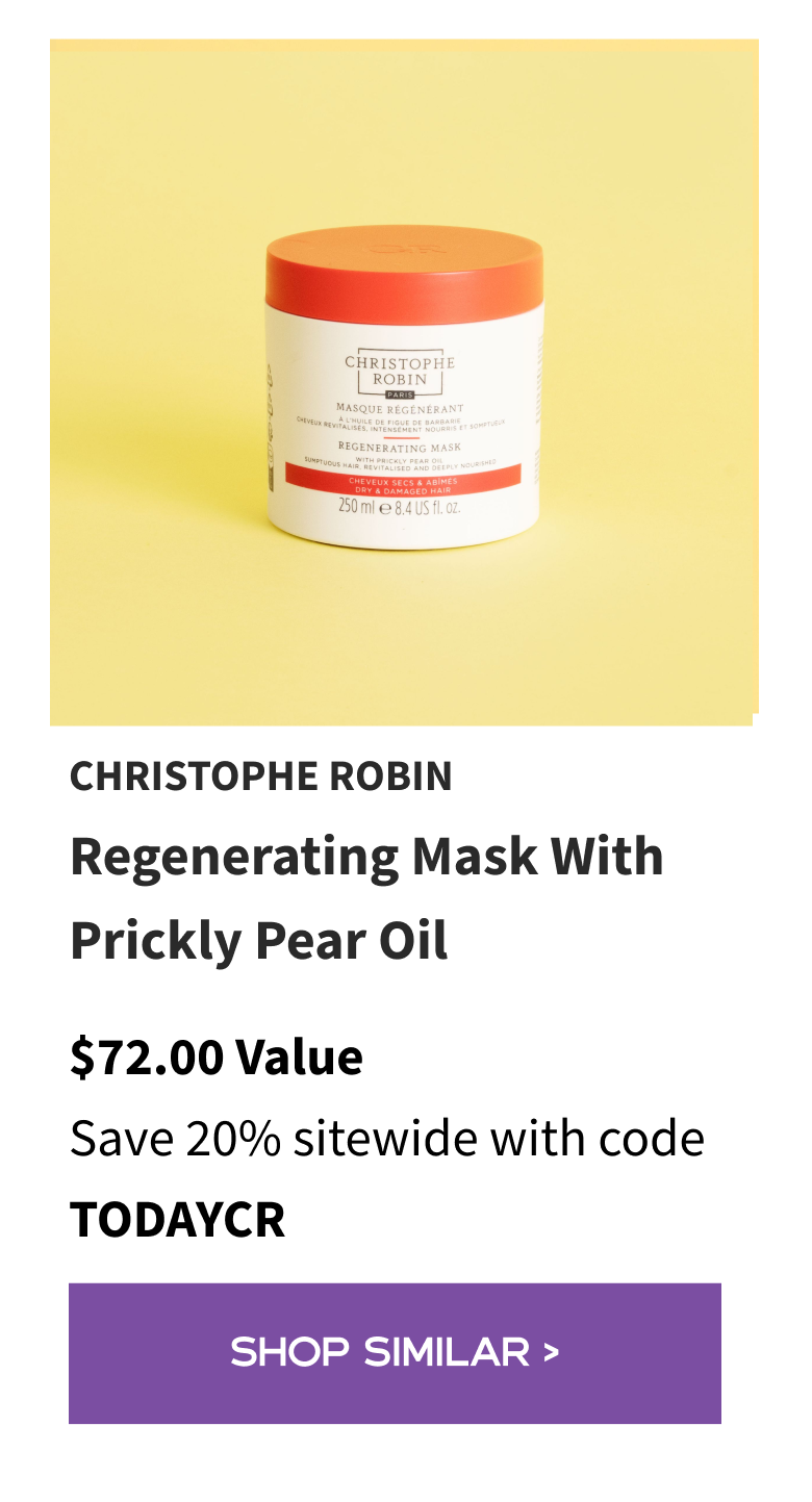 Christophe Robin Regenerating Mask with Prickly Pear Oil