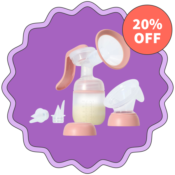 Frida Mom 2-in-1 Manual Breast Pump