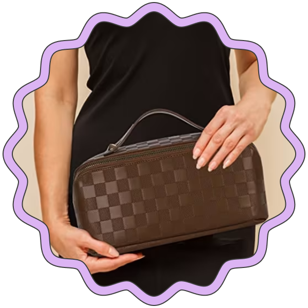 Alextina Large Capacity Travel Cosmetic Bag
