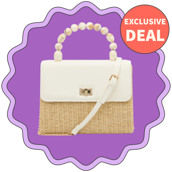 Crown Vintage Stone Handle Satchel