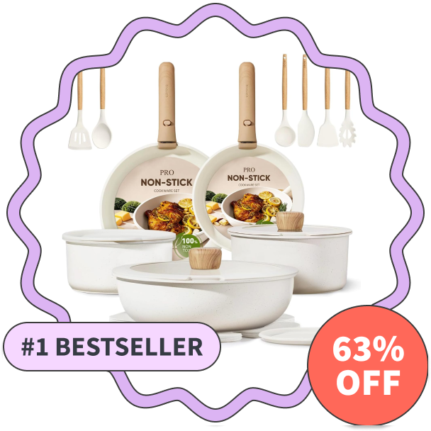Carote 21-Piece Cookware Set