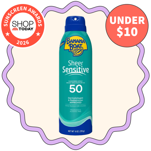Banana Boat Sheer Sensitive Sunscreen Spray SPF 50