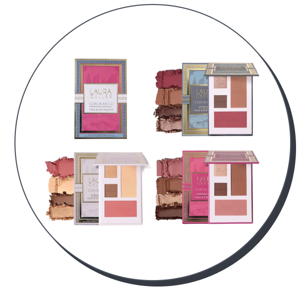 Laura Geller Glam On the Go Eyeshadow & Blush Palettes