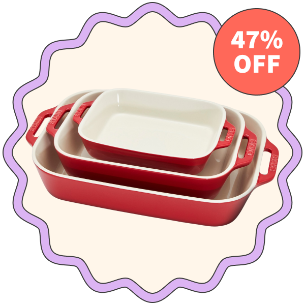 Staub Stoneware Rectangular Baking Dishes (Set of 3)