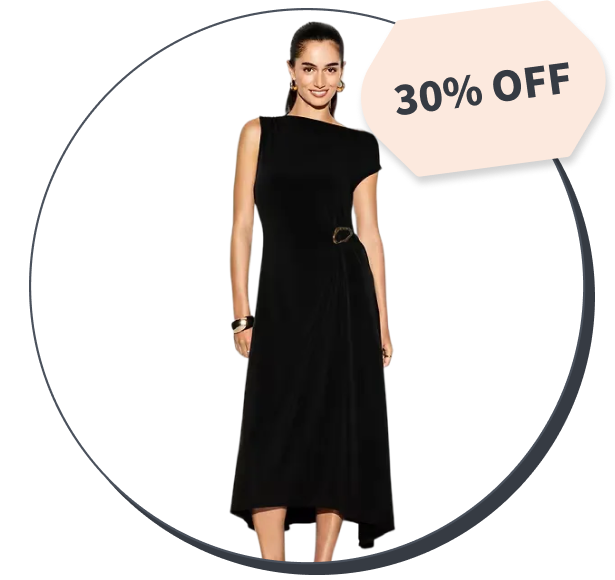 The Occasion by Old Navy Twist-Front Jersey Midi Dress