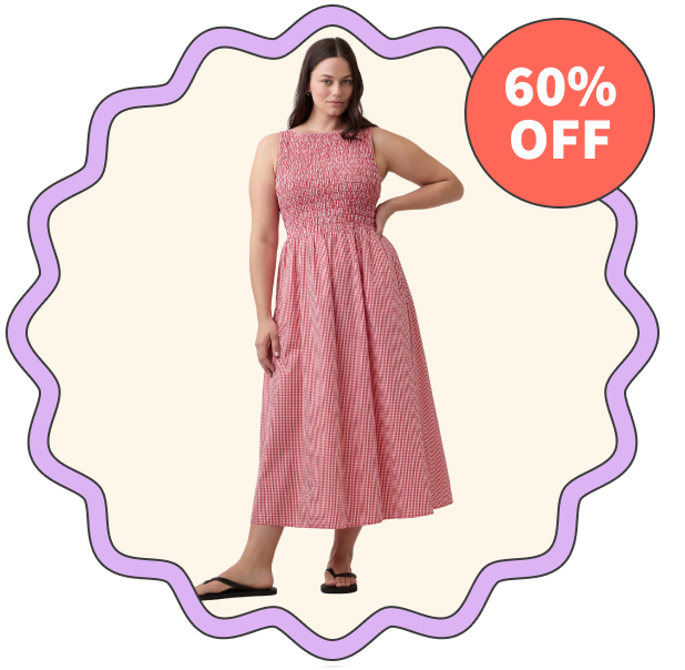 Gap Factory Smocked Boatneck Maxi Dress