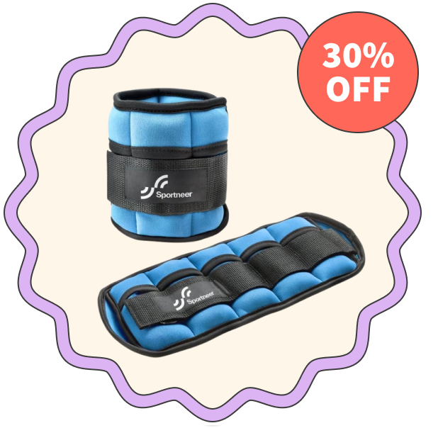 Sportneer Adjustable Ankle Weights Set