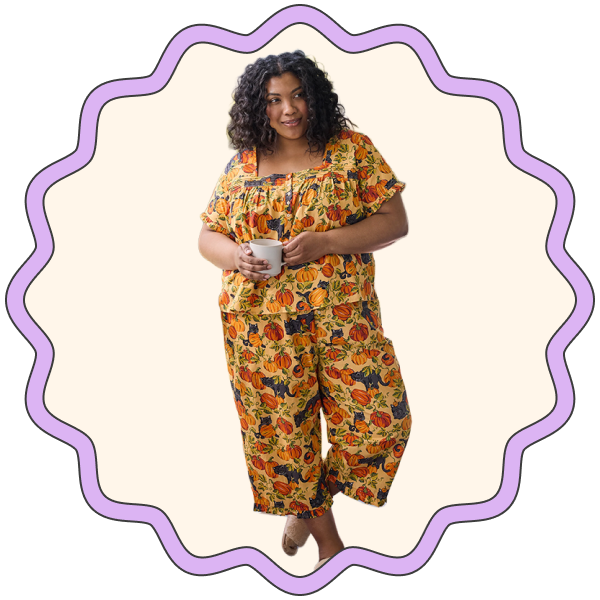 Printfresh Pintuck Cropped Set