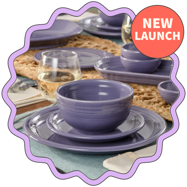 Fiesta Lavender Bistro Coupe Place Setting (3 Piece)