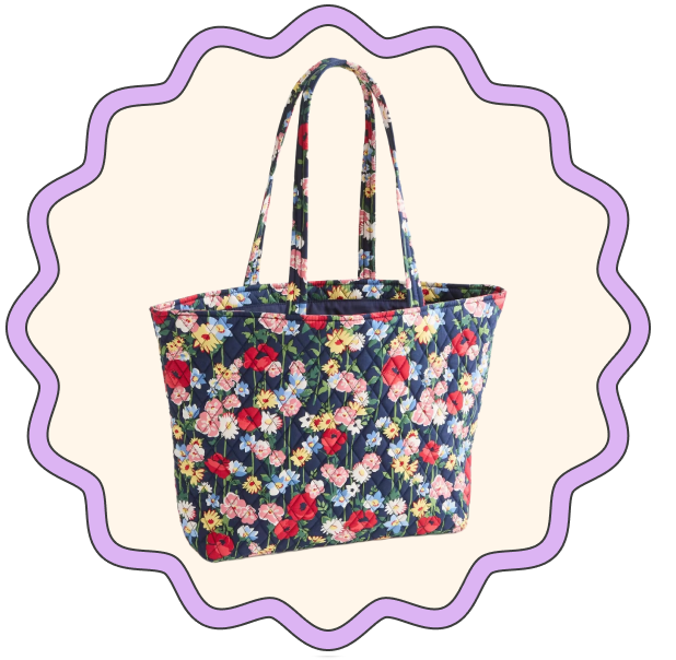Vera Bradley East West Tote Bag