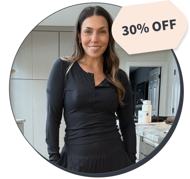 All in Motion Modal Ribbed Henley Long Sleeve Top