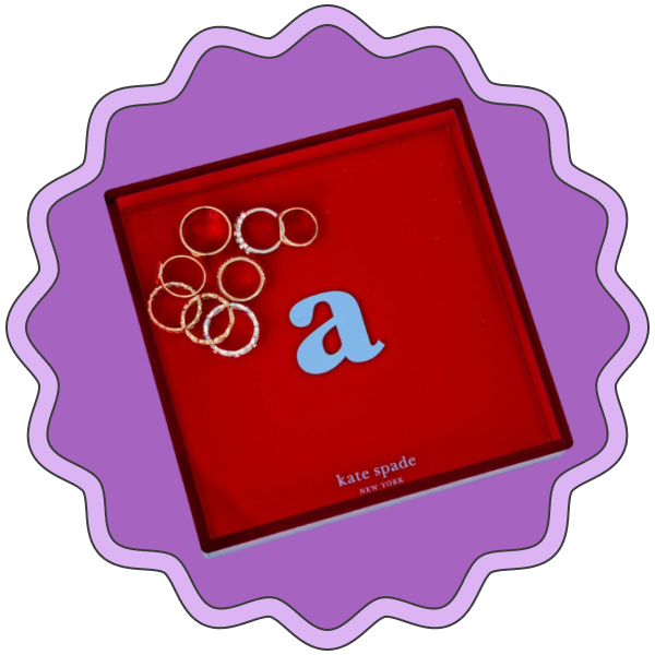 Kate Spade New York Decorative Initial Tray