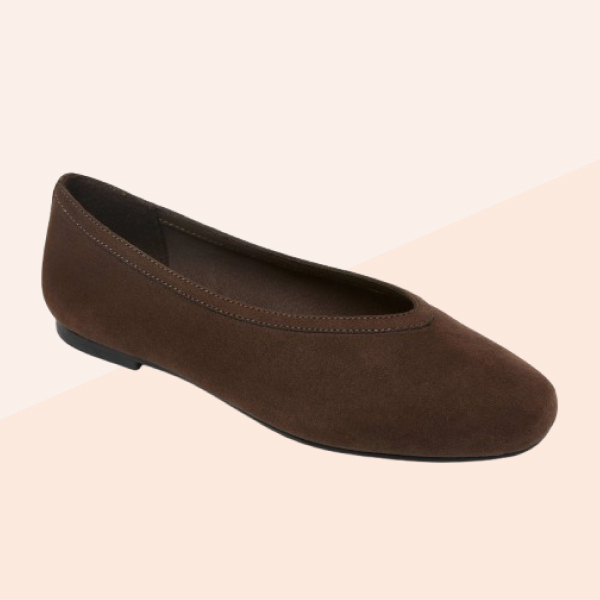 A New Day Women's Sammie Ballet Flats with Memory Foam Insole
