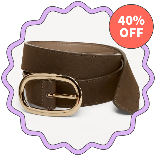 Old Navy Faux Suede Belt
