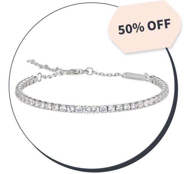 Anna Zuckerman Petite Glamour 2 Carat Tennis Bracelet