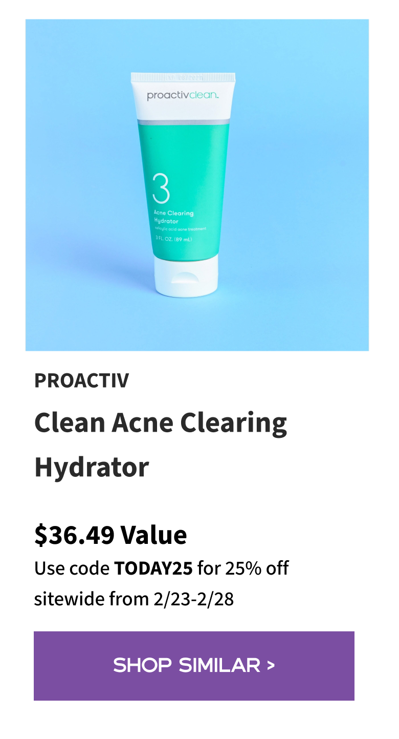 Proactive Clean Acne Clearing Hydrator