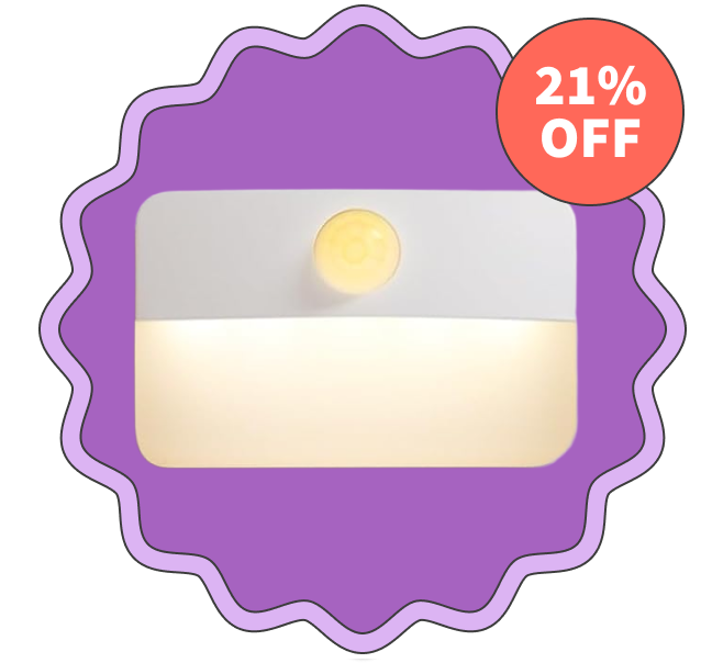 Guankai Motion Sensor Stair Lights (Pack of 8) →