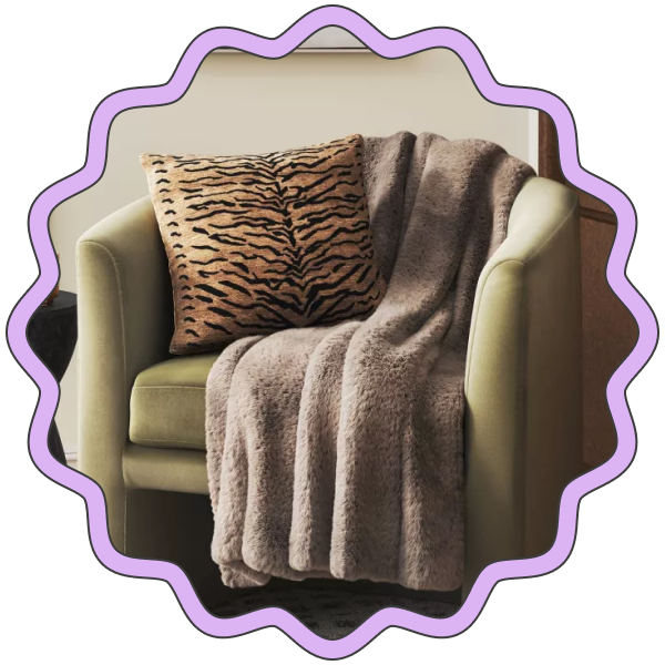 Threshold Faux Fur Throw